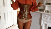 Guess Whose Model Bod is Getting Cinchin' -- Tor-So Tight!