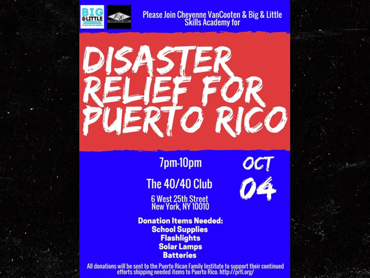 Jay-Z, Disaster Relief for Puerto Rico, 40/40 Club