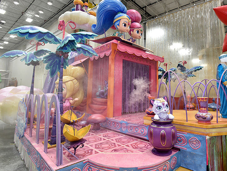 Macy's Thanksgiving Day Parade Floats Ready to Roll