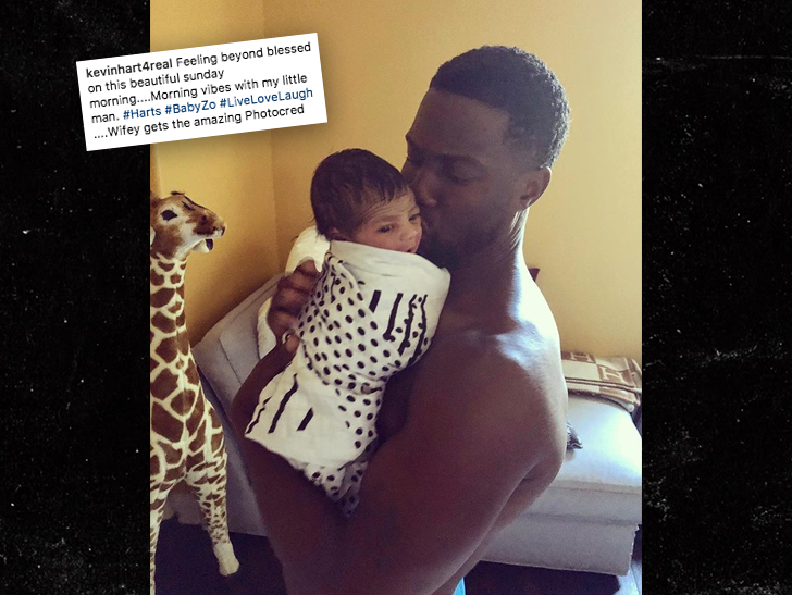 Kevin Hart Shares First Photo Of Baby Kenzo