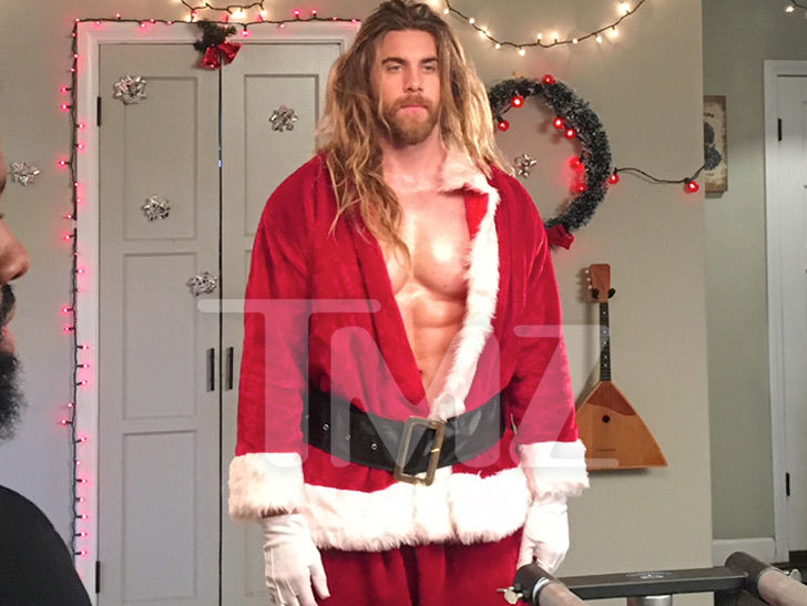 Brock O'Hurn is Back to Quench Your Thirst as Sexy Santa