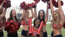 Simone Biles: 1st Shots As NFL Cheerleader, Go Texans!!!