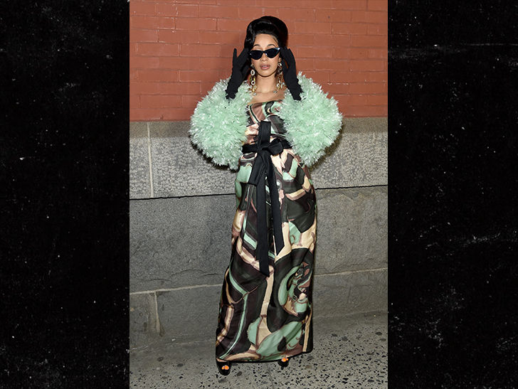 Cardi B Not Hiding from Baby Talk, Drawing Attention to Her Belly