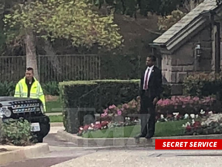 Secret Service Out in Force For Trump's Beverly Hills Fundraiser